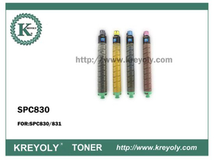 Cartouche de toner couleur Ricoh SPC830 de haute qualité pour Ricoh SPC830 / 831