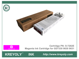 S-7282 Magenta Ink Cartridge for Riso Comcolor GD9630 GD9631 GD7330 à jet d'encre