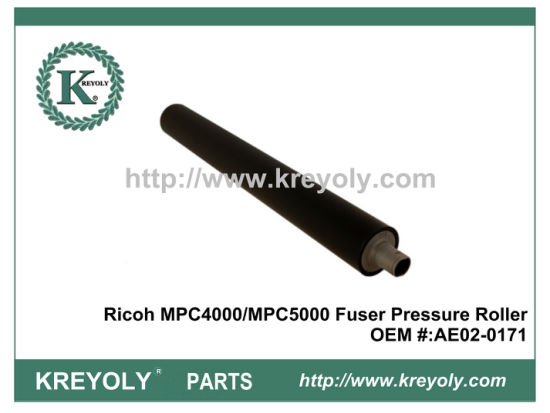 Rouleau de pression de fusion compatible AE02-0171 de haute qualité pour Ricoh MPC4000 / MPC5000