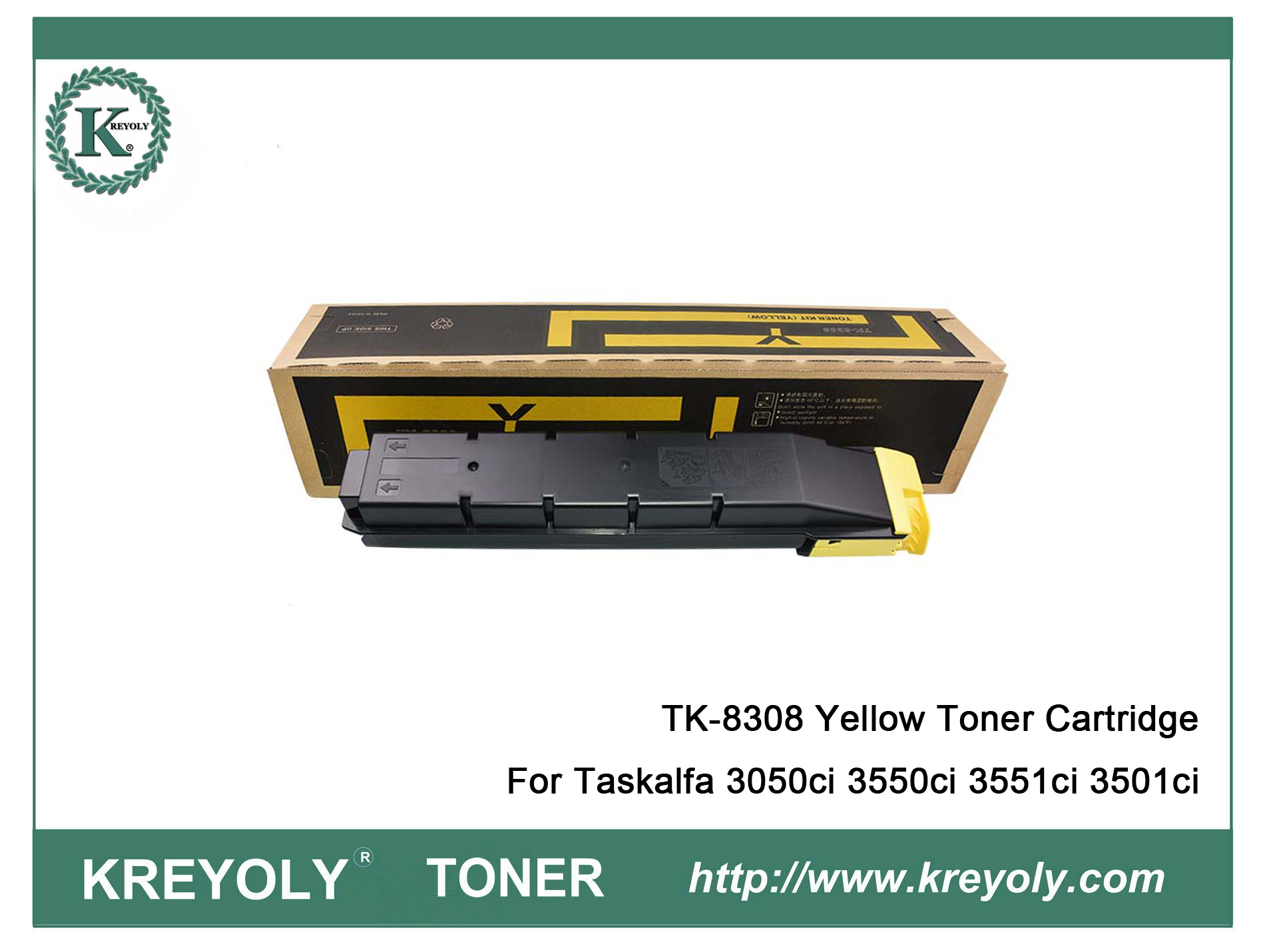 Kyocera TK8308 Cartouche de Toner pour TASKalfa3050ci 3550ci 3551ci 3501ci