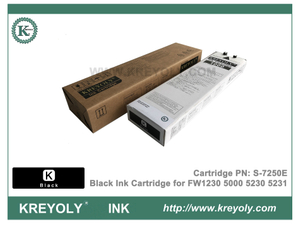 S-7250 Black Ink Cartridge for Riso Comcolor FW1230 FW5000 FW5230 FW5231 Machine à jet d'encre