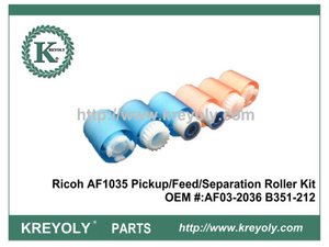 Kit de rouleau de ramassage, d'alimentation et de séparation de haute qualité pour Ricoh AF1035 1045 2035 2045 3035 3045