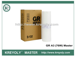 Nouveau rouleau numérique maître A3 GR 76W / 78W, vente à chaud