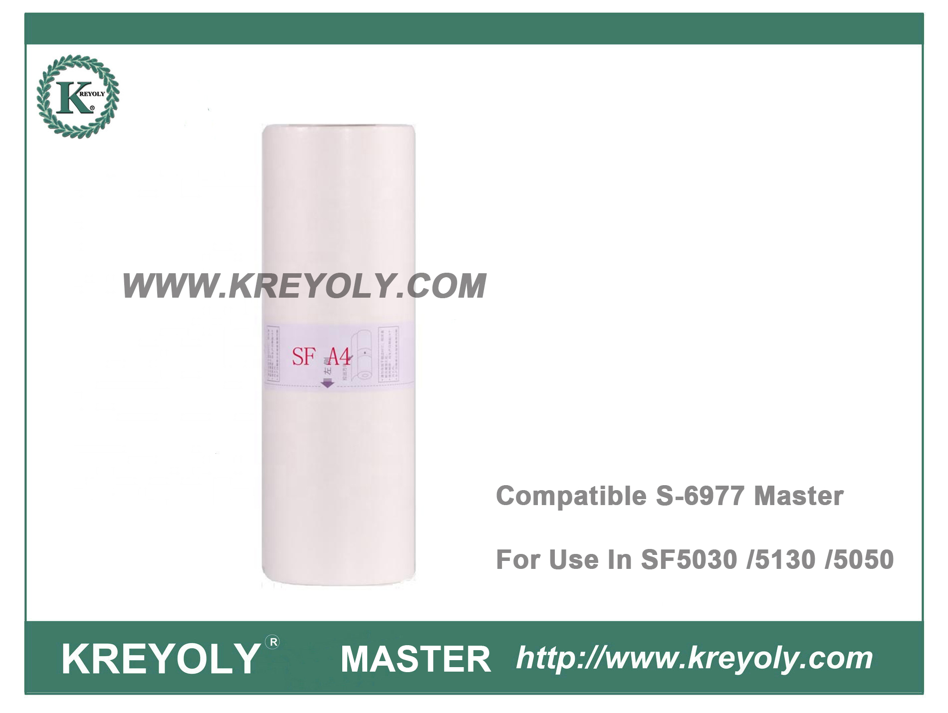 S-6977 SF maître Compatible A4 pour une utilisation dans Riso duplicateur SF5030 SF5130 SF5050