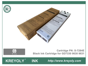 S-7284 Grey Ink Cartound pour Riso Comcolor GD9630 GD9631 GD7330 à jet d'encre