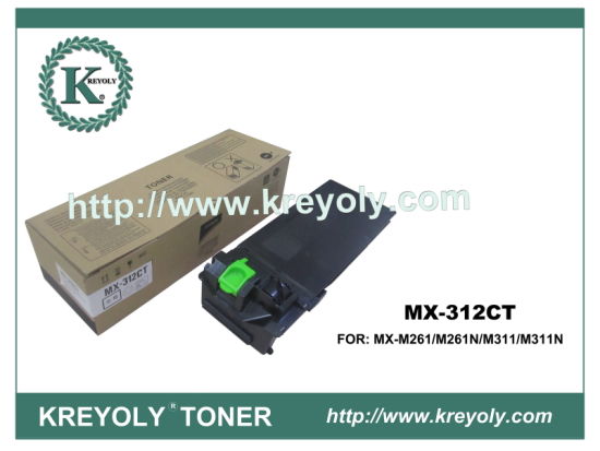 Toner de copieur de haute qualité pour Sharp MX-312 CT / FT / T / NT / AT