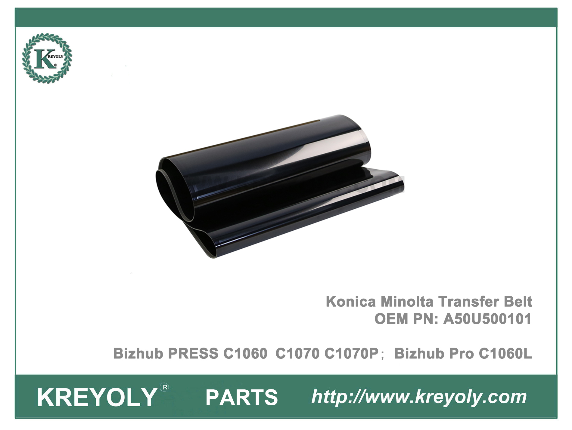 A50U500101 Courroie de transfert Konica pour Bizhub PRESS C1060 C1070 C1070P C1060L